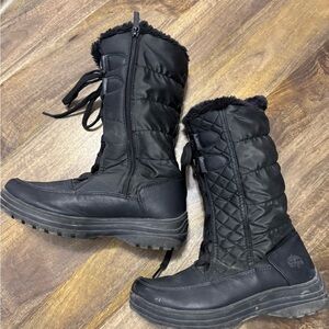 Totes Women's Black Insulated Winter Boots size 8